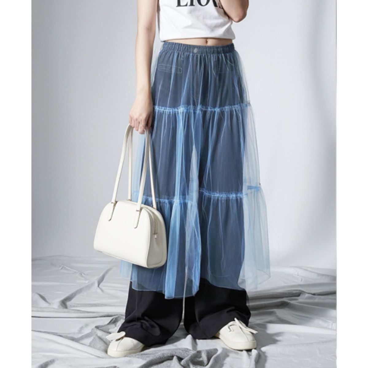 Skirt/チュールレイヤースカート ST/No.22408