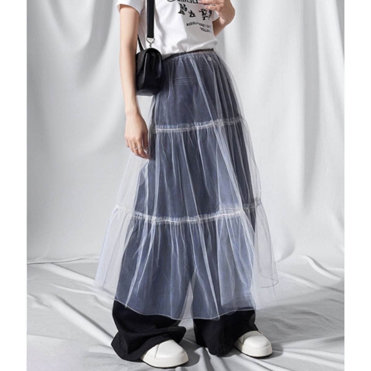 Skirt/チュールレイヤースカート ST/No.22408