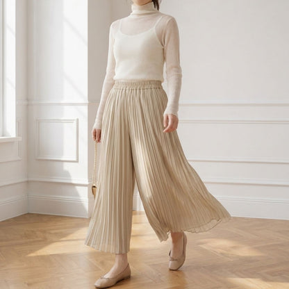 Pants/プリーツシフォンガウチョ ST/No.22417