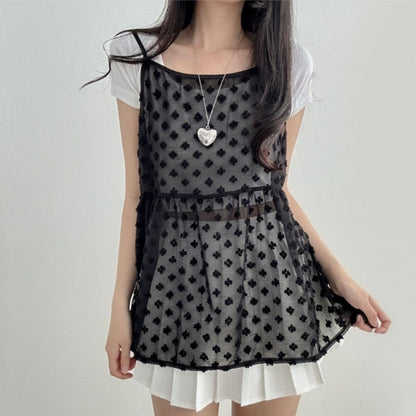 Tops/シアーリボンキャミビスチェ ST/No.22423