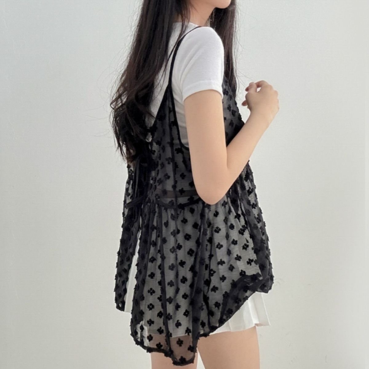Tops/シアーリボンキャミビスチェ ST/No.22423