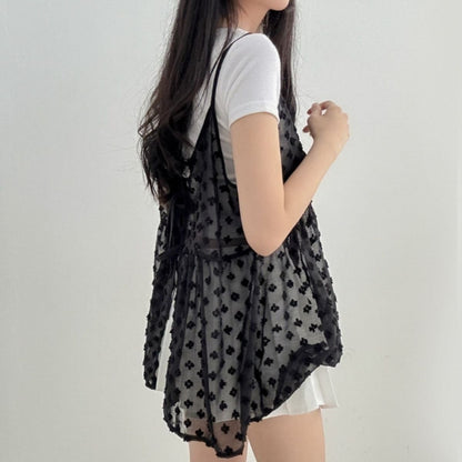 Tops/シアーリボンキャミビスチェ ST/No.22423