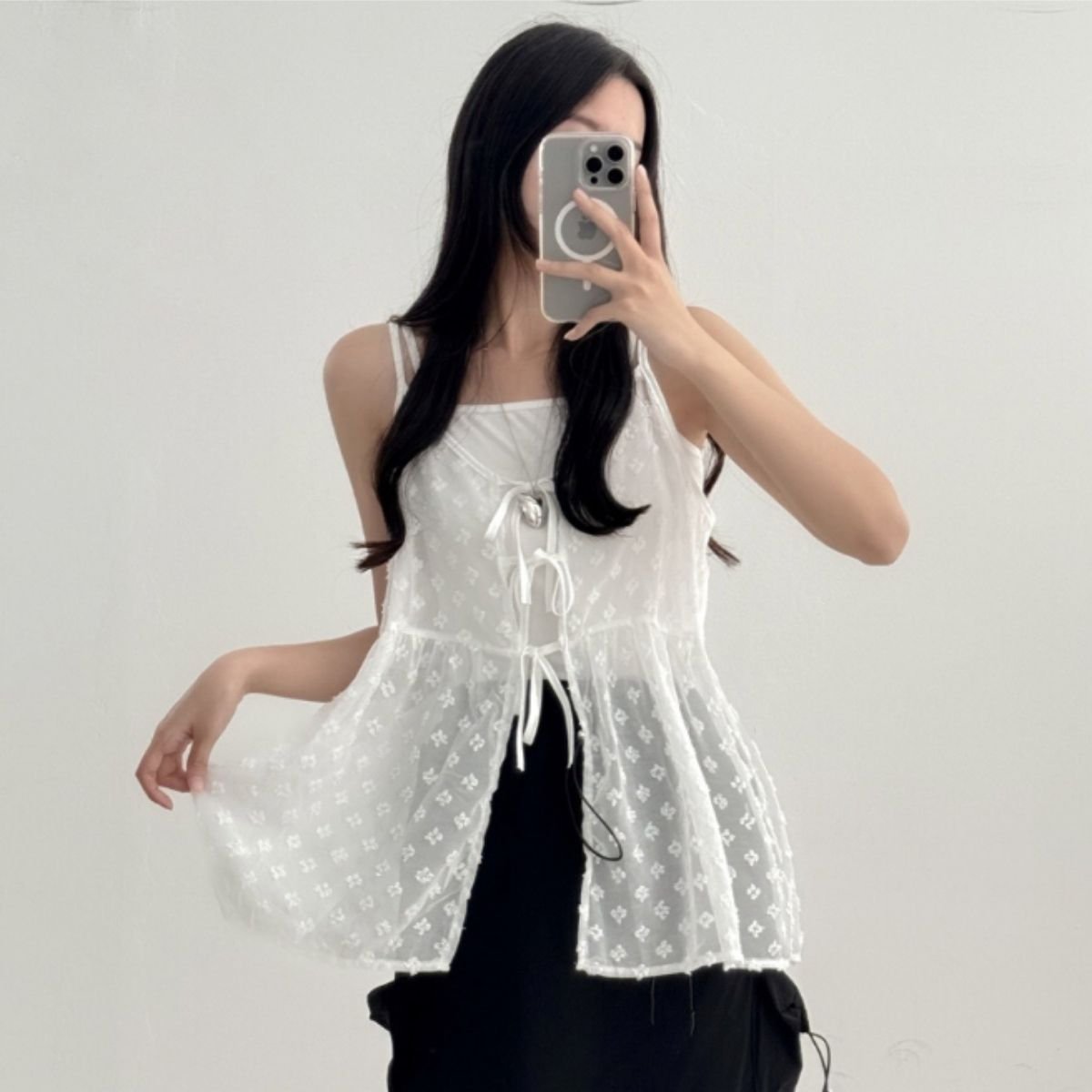 Tops/シアーリボンキャミビスチェ ST/No.22423