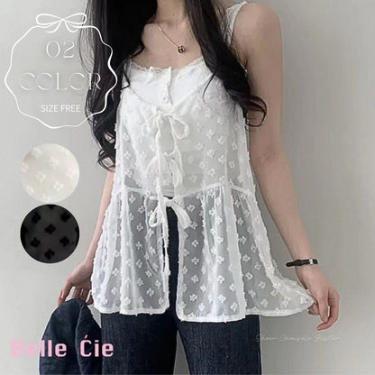 Tops/シアーリボンキャミビスチェ ST/No.22423
