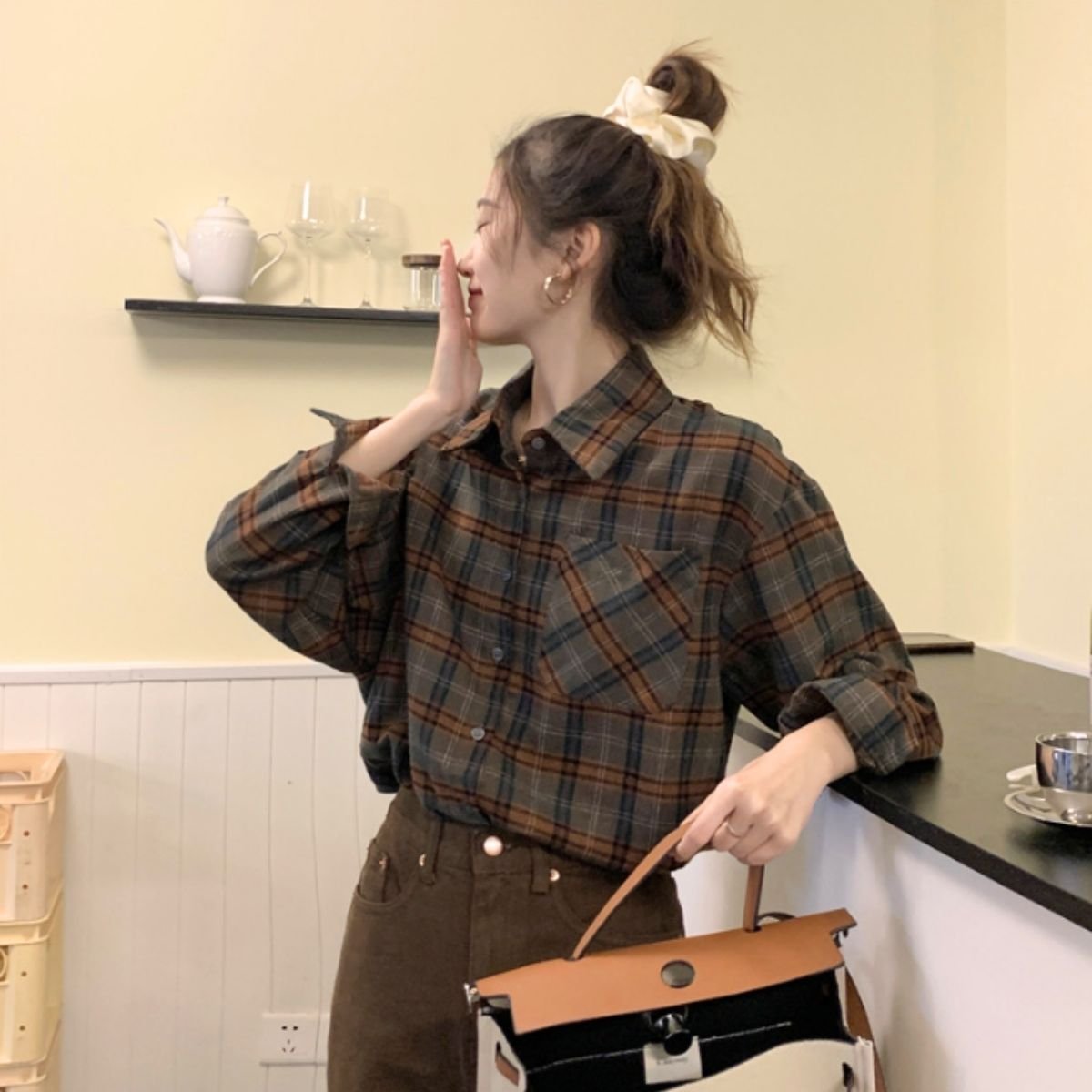 Shirts/チェックネルシャツ ST/No.22430