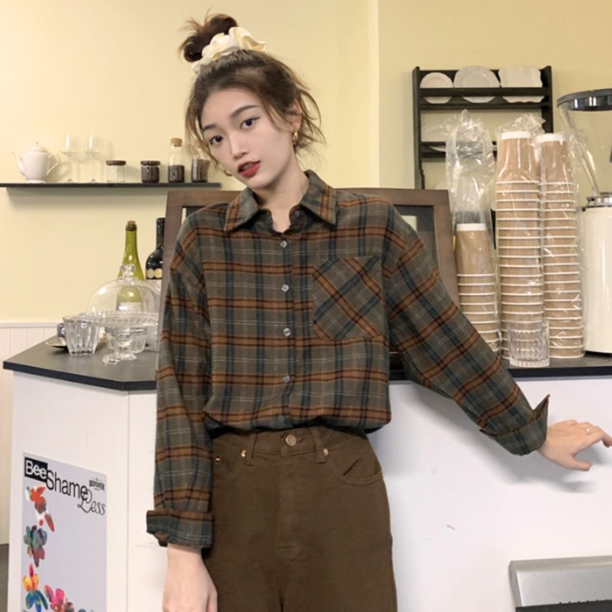 Shirts/チェックネルシャツ ST/No.22430