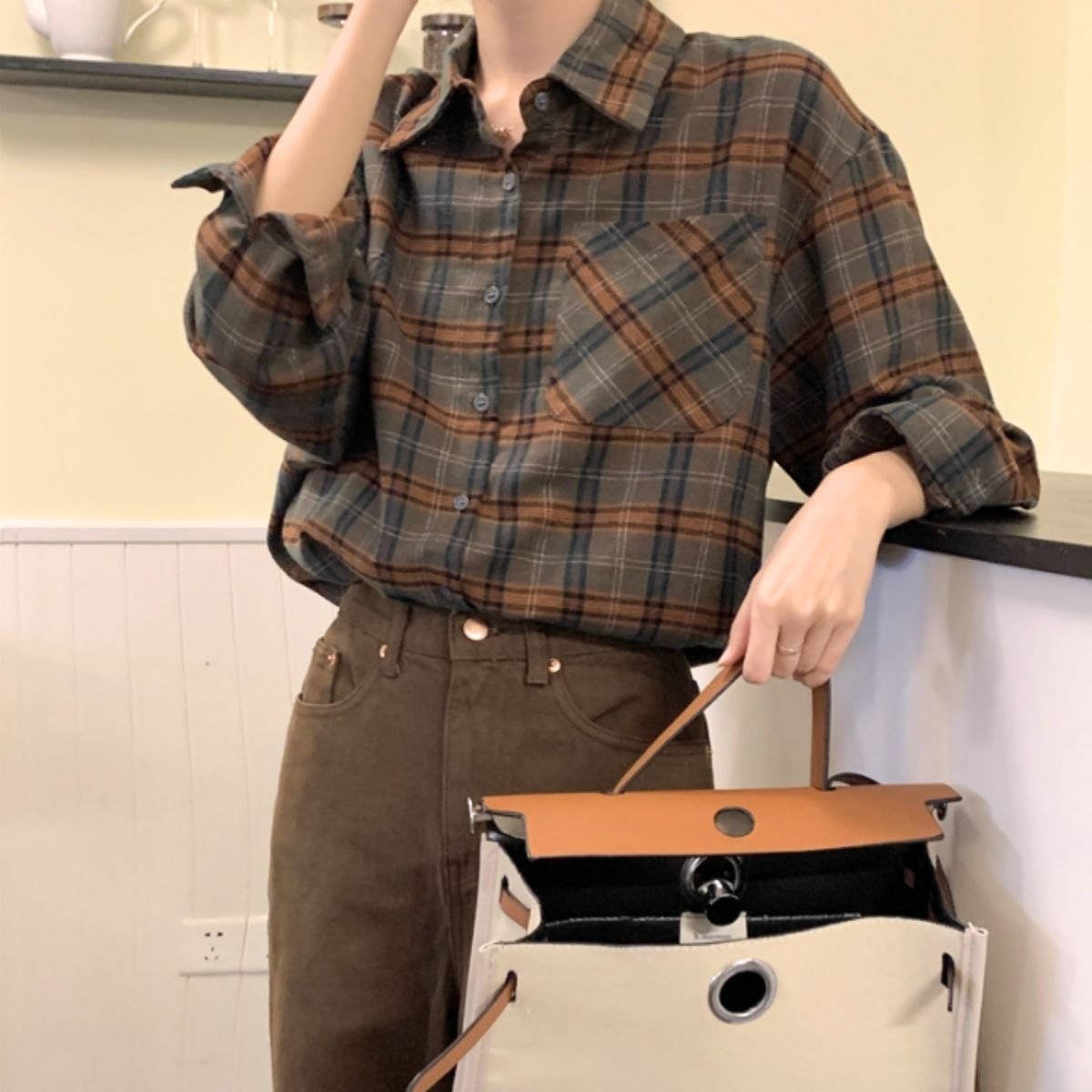 Shirts/チェックネルシャツ ST/No.22430