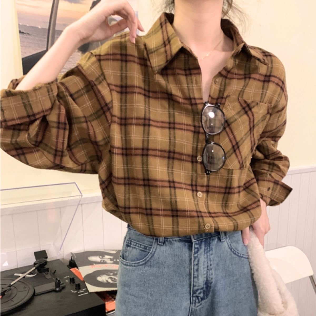 Shirts/チェックネルシャツ ST/No.22430