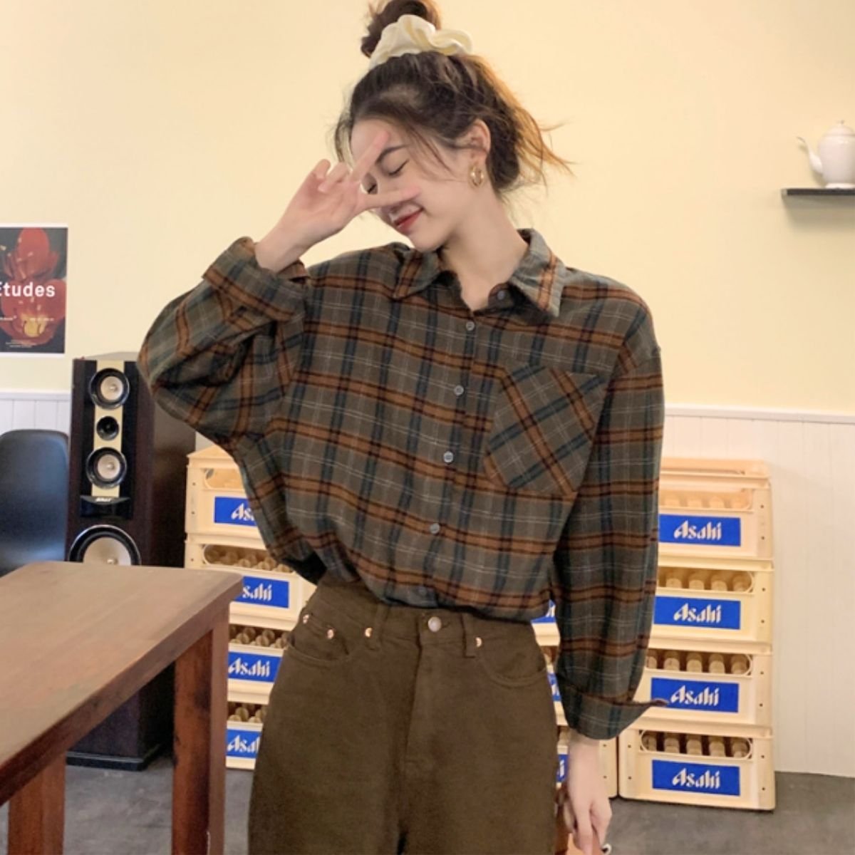 Shirts/チェックネルシャツ ST/No.22430