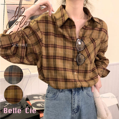 Shirts/チェックネルシャツ ST/No.22430