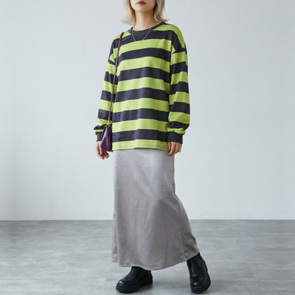 Tops/ワイドボーダートップス ST/No.22435