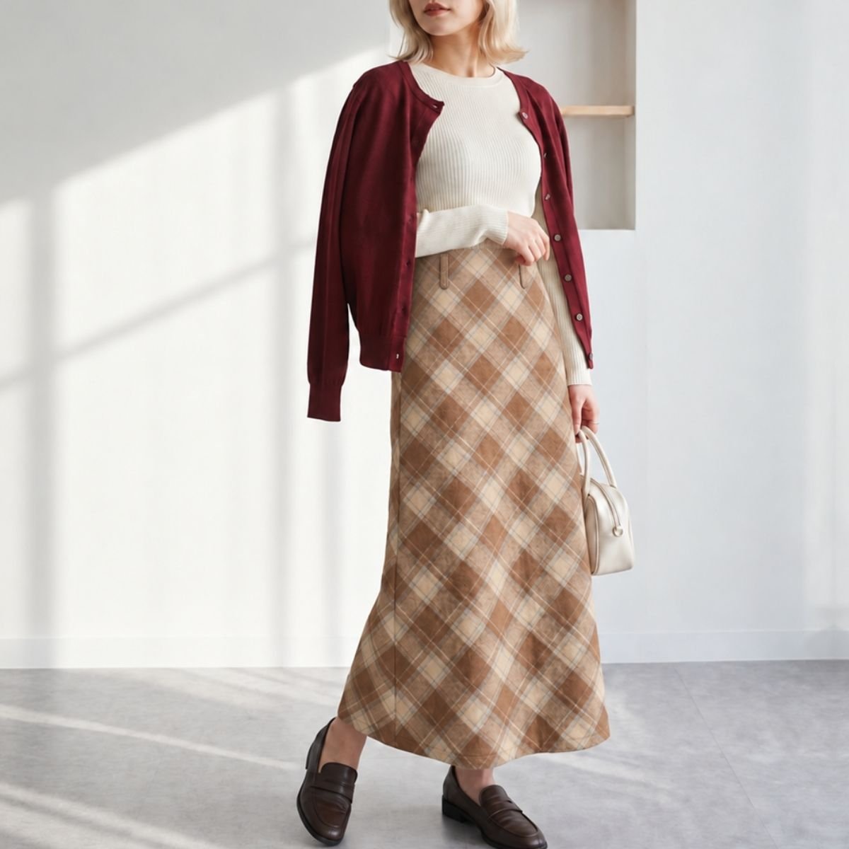 Skirt/クラシカルチェックスカート ST/No.22440