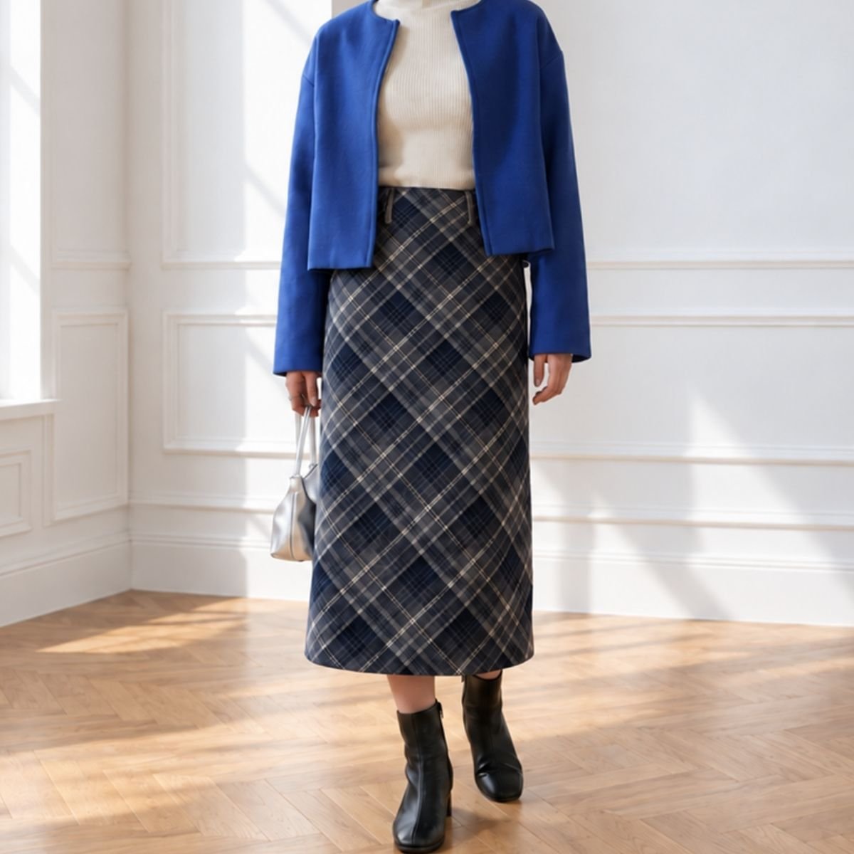 Skirt/クラシカルチェックスカート ST/No.22440