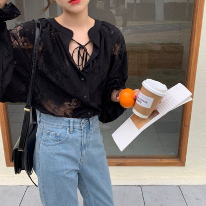 Shirts/シアーレースブラウス ST/No.22444