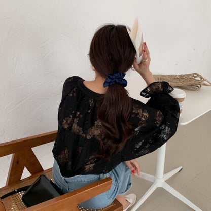 Shirts/シアーレースブラウス ST/No.22444