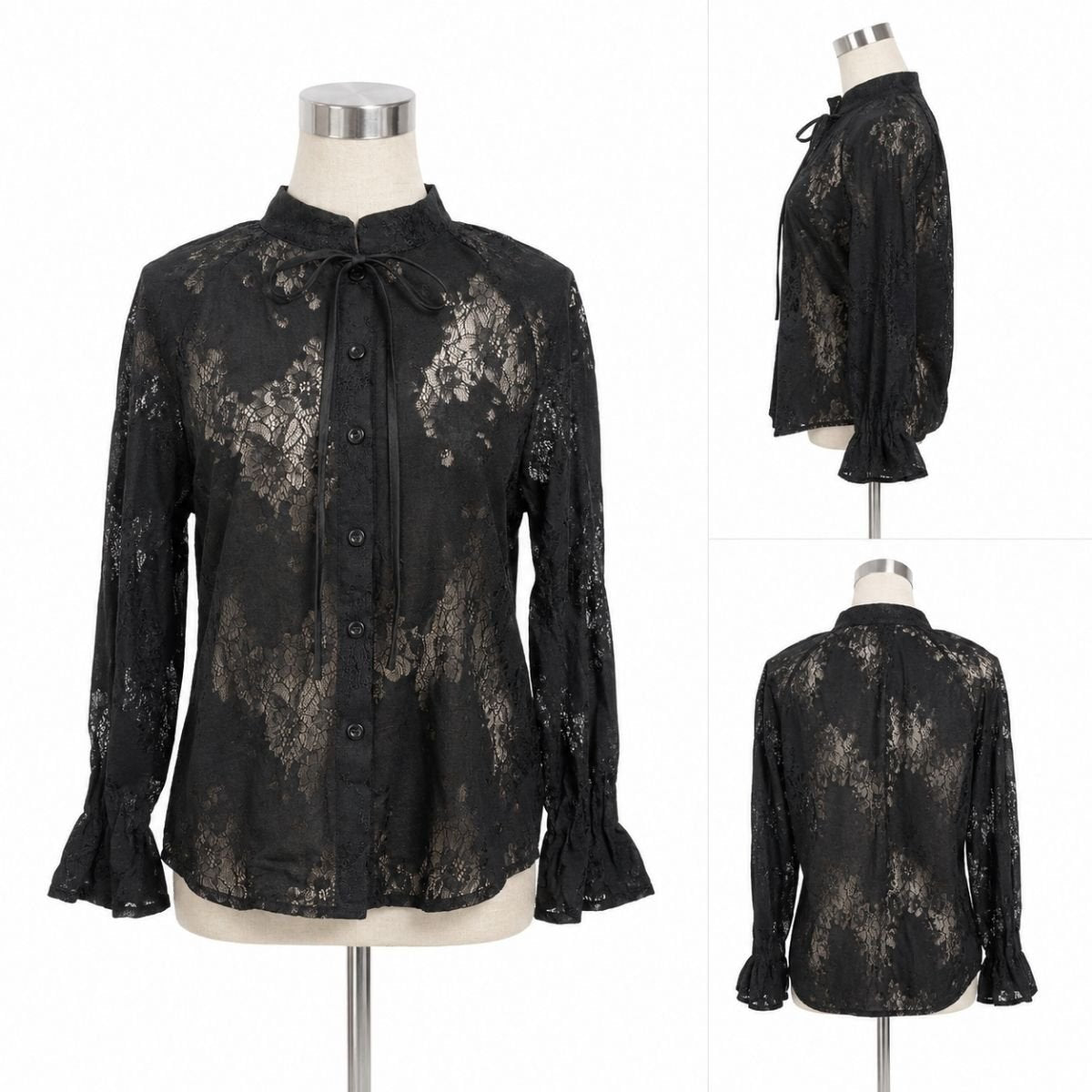 Shirts/シアーレースブラウス ST/No.22444