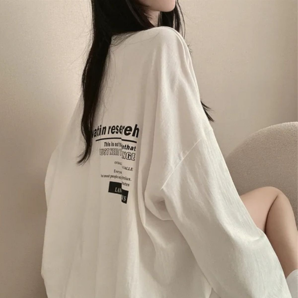 T-Shirts/オーバーサイズロゴロンＴ ST/No.22445