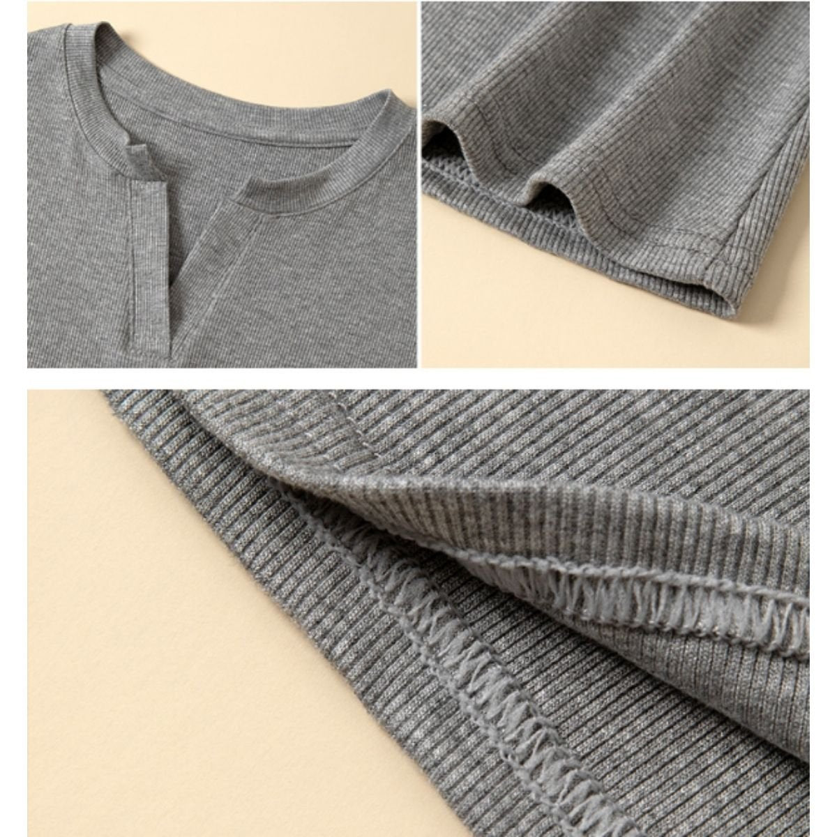 T-Shirts/キーネックリブロンＴ ST/No.22447