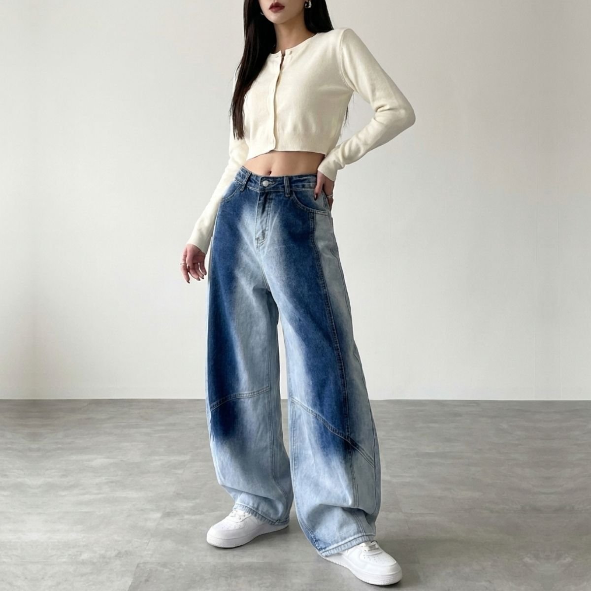 Pants/グラデーションカーブパンツ ST/No.22454
