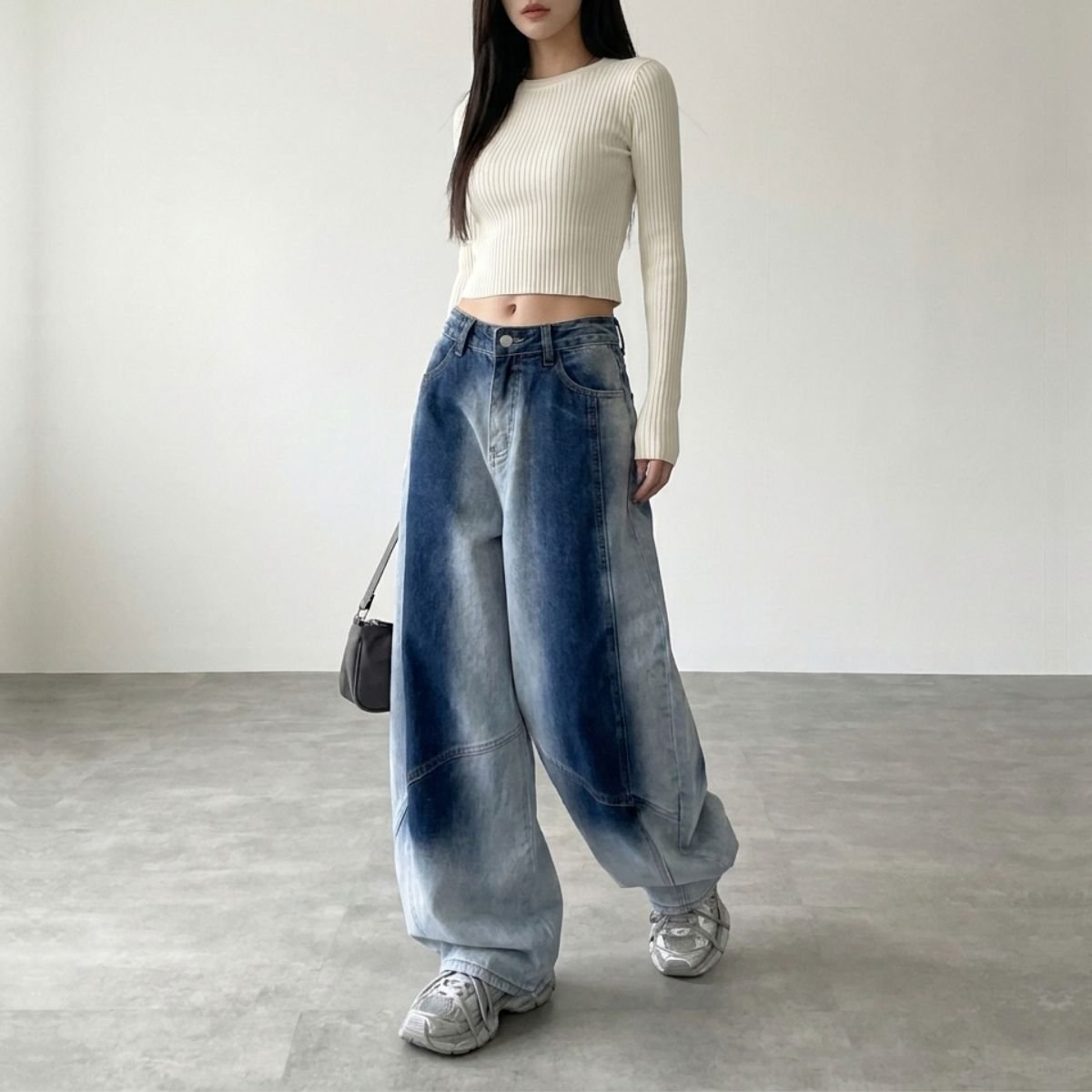 Pants/グラデーションカーブパンツ ST/No.22454