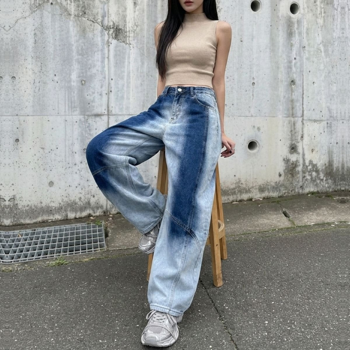 Pants/グラデーションカーブパンツ ST/No.22454