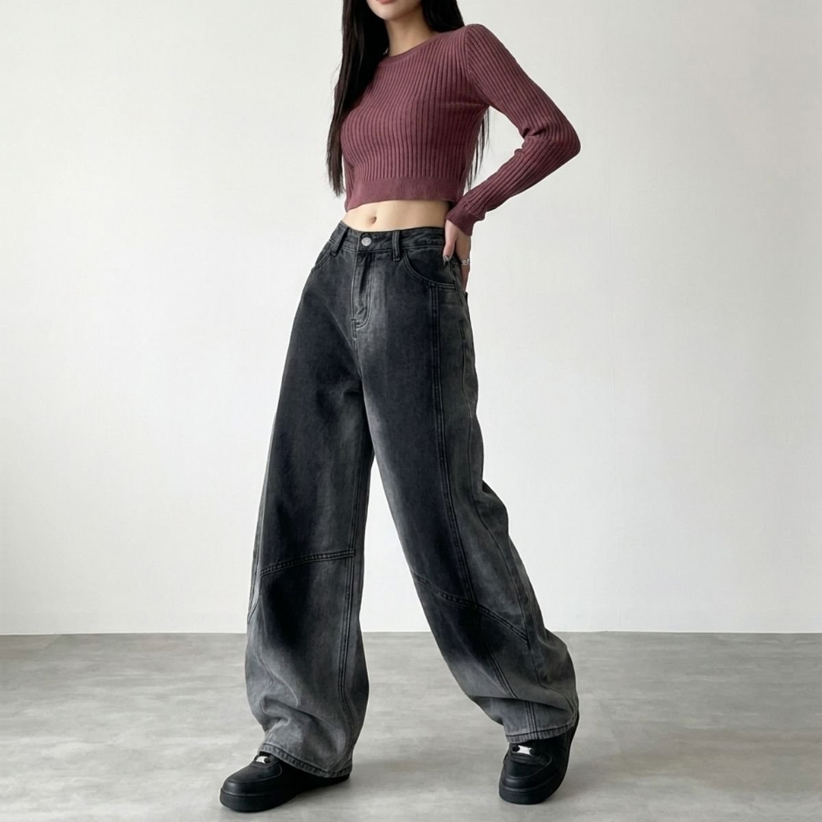 Pants/グラデーションカーブパンツ ST/No.22454
