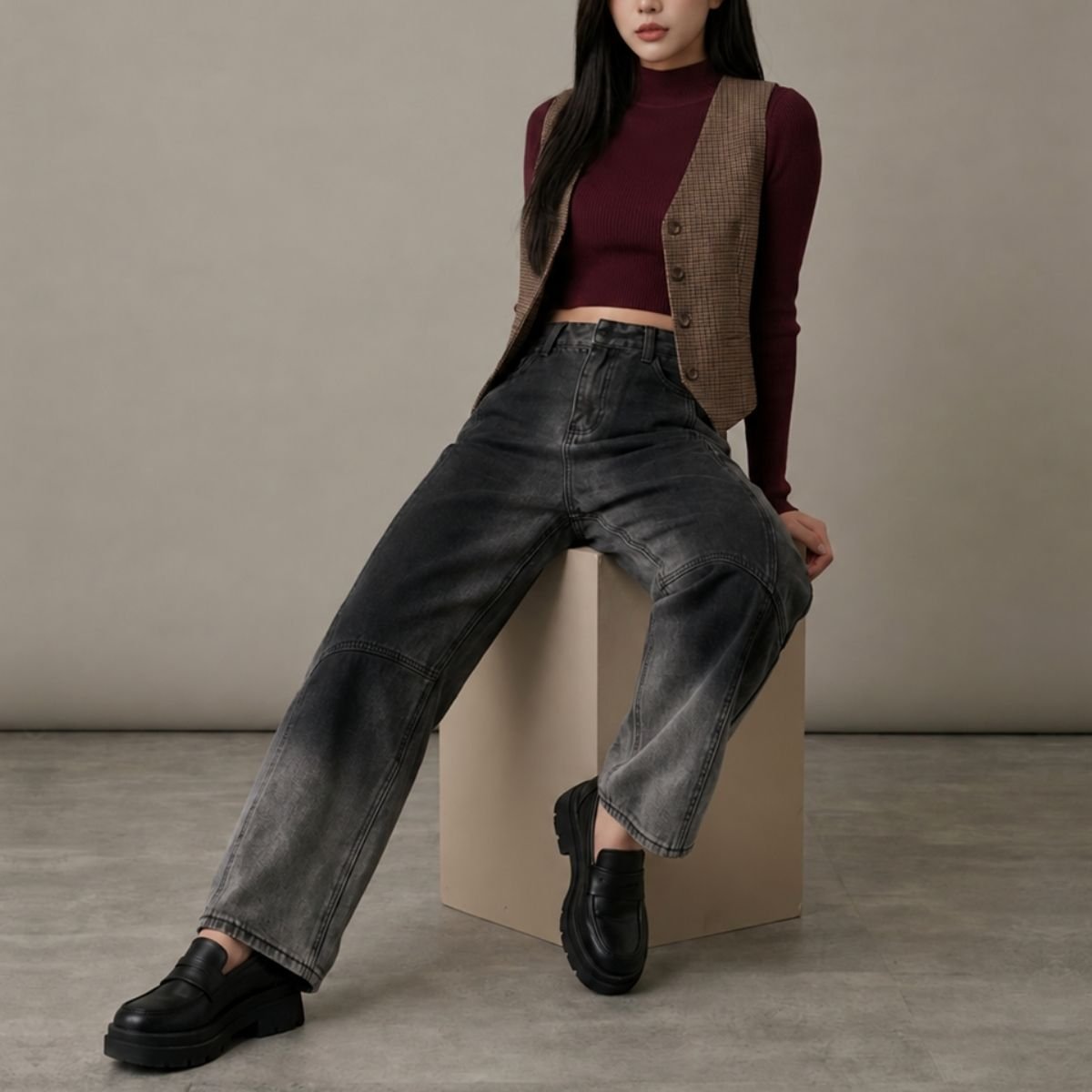 Pants/グラデーションカーブパンツ ST/No.22454