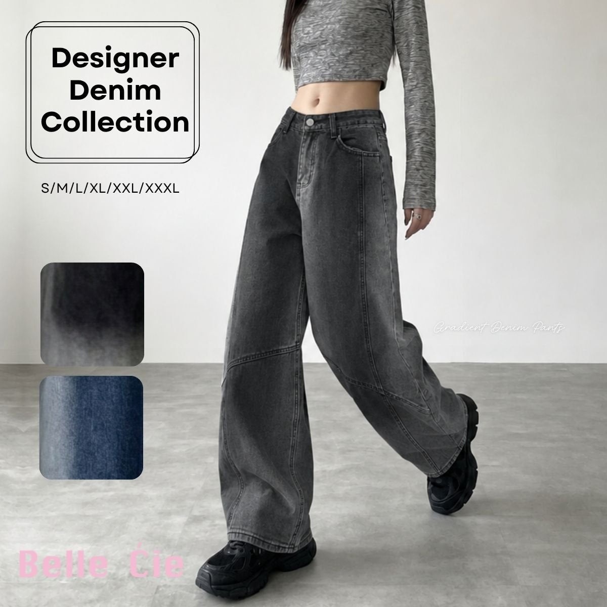Pants/グラデーションカーブパンツ ST/No.22454