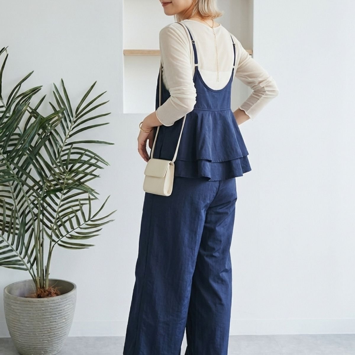 Overalls/バックフリルサロペット ST/No.22458