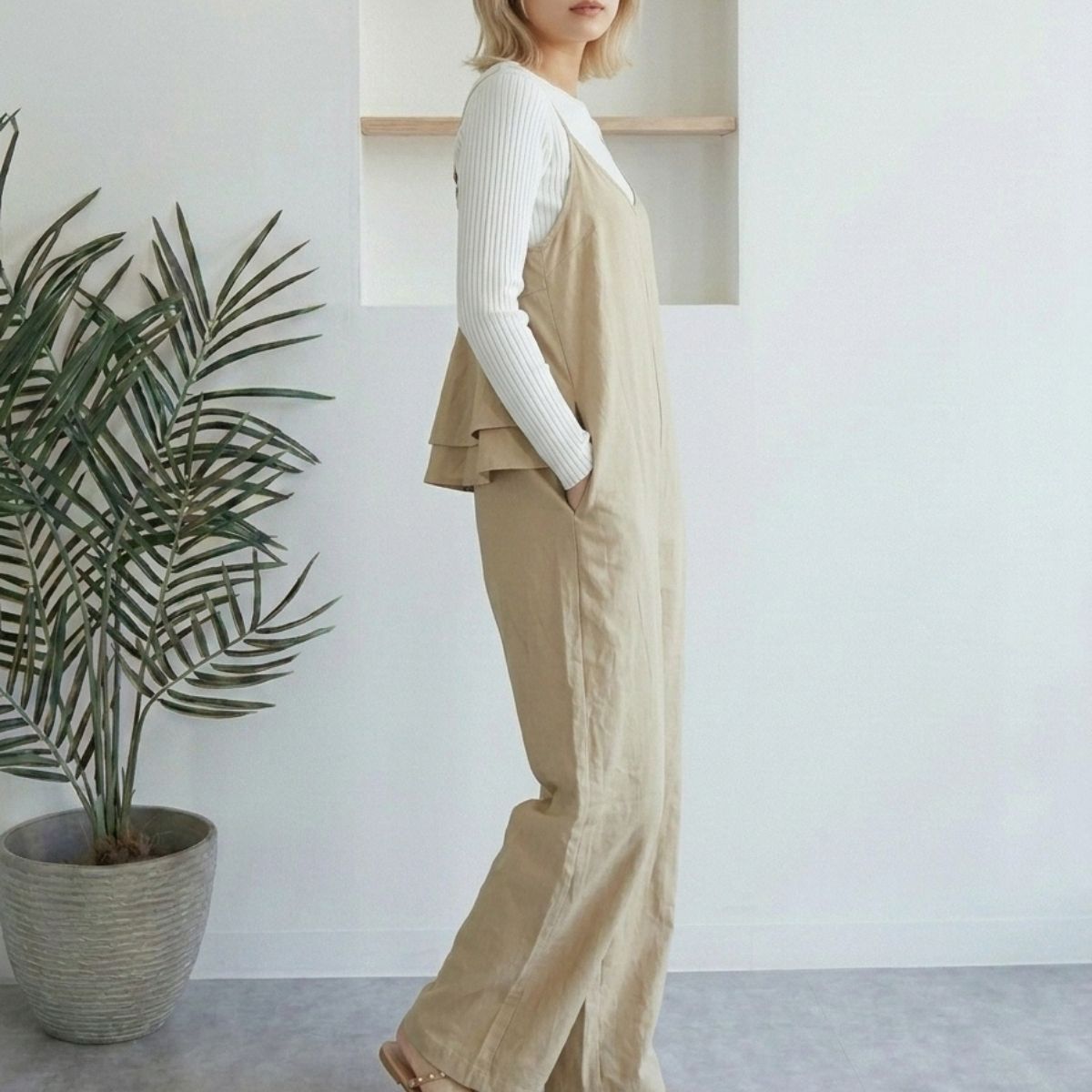 Overalls/バックフリルサロペット ST/No.22458