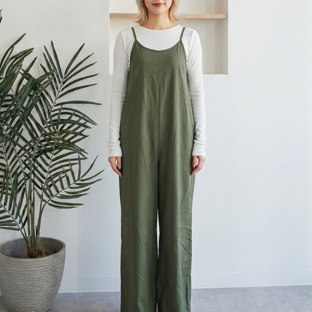 Overalls/バックフリルサロペット ST/No.22458