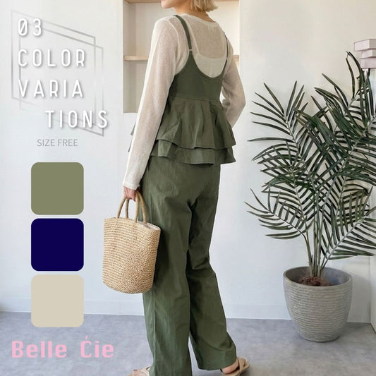 Overalls/バックフリルサロペット ST/No.22458