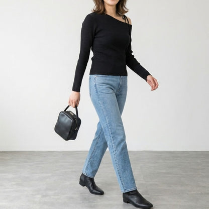 Knit/オープンショルダーリボンニット ST/No.22461