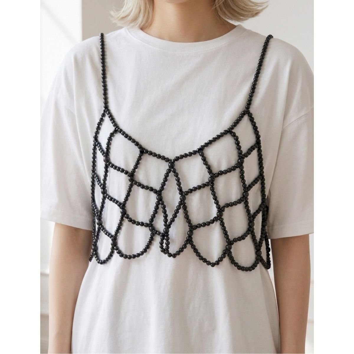 Tops/パールビーズキャミビスチェ ST/No.22465