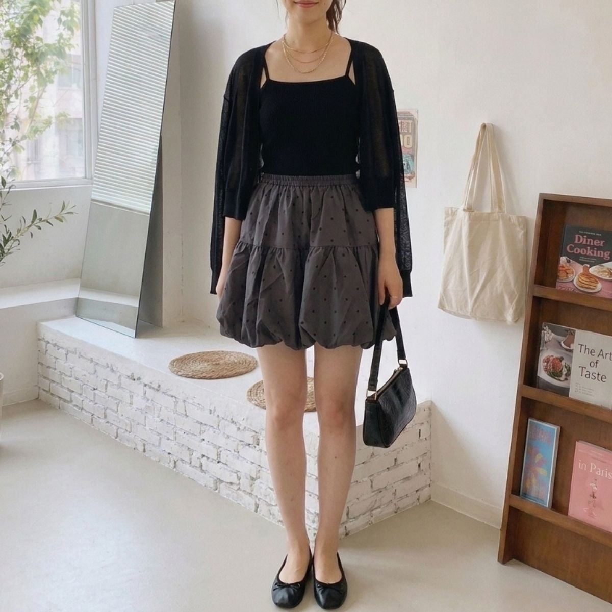 Skirt/ドットバルーンミニスカート ST/No.22470