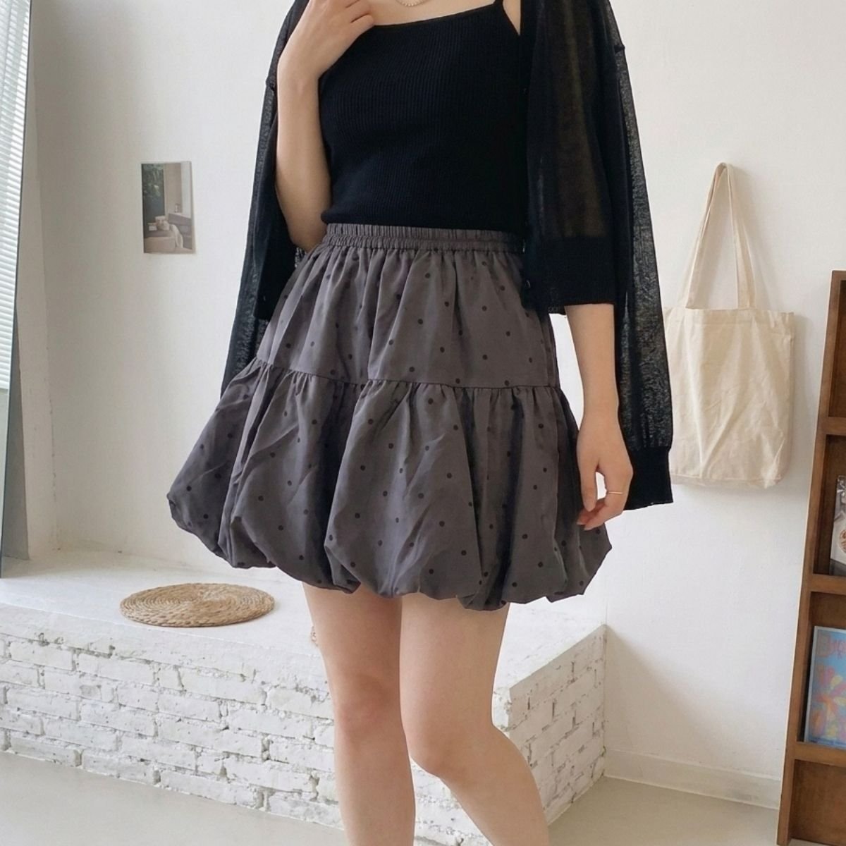 Skirt/ドットバルーンミニスカート ST/No.22470
