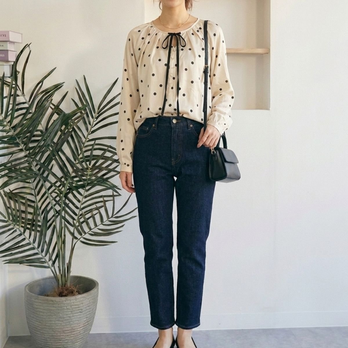 Blouse/リボンドットブラウス ST/No.22471