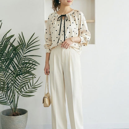 Blouse/リボンドットブラウス ST/No.22471