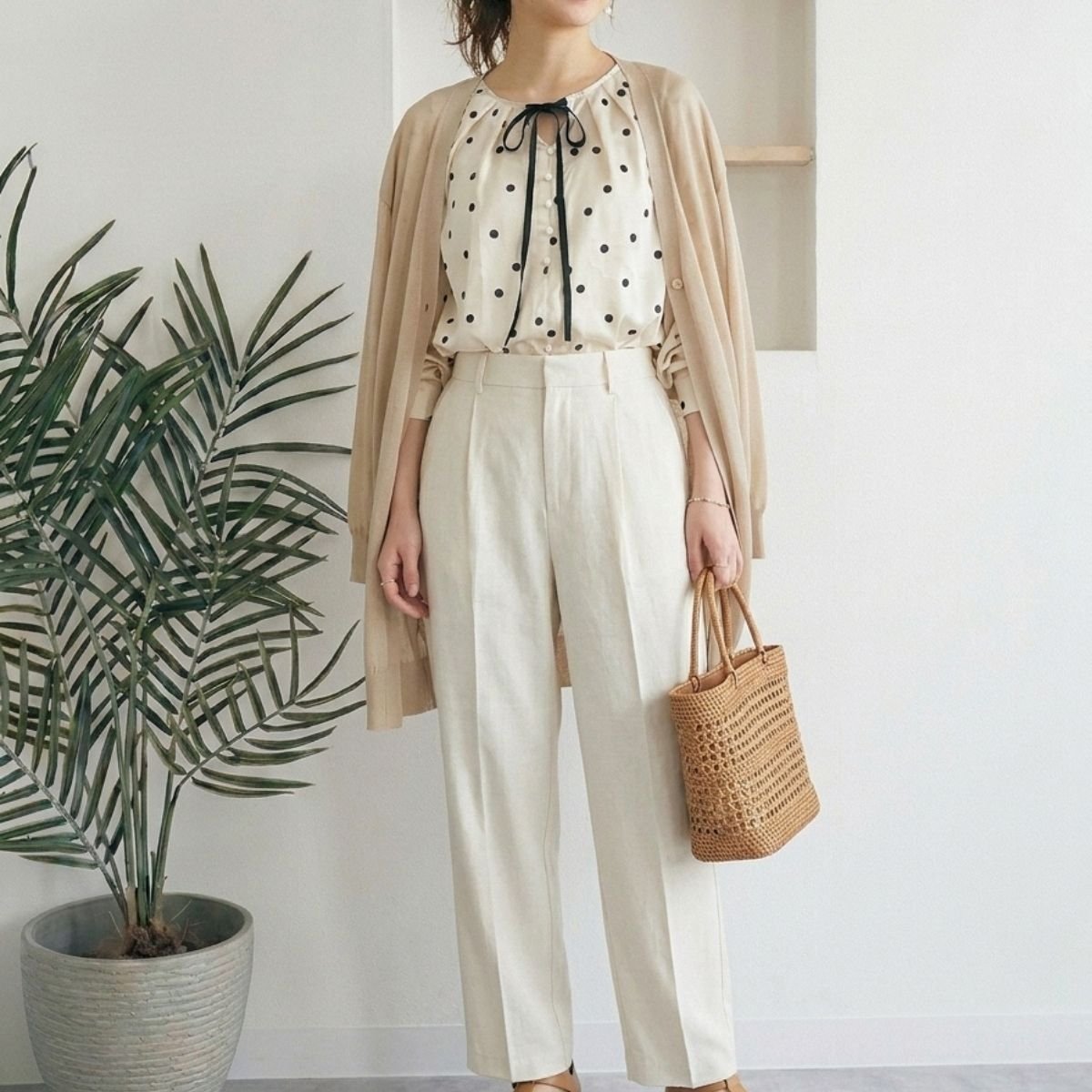 Blouse/リボンドットブラウス ST/No.22471
