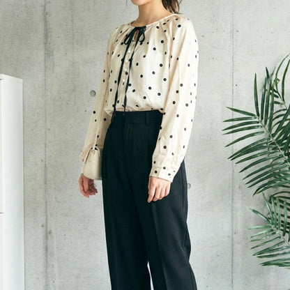 Blouse/リボンドットブラウス ST/No.22471