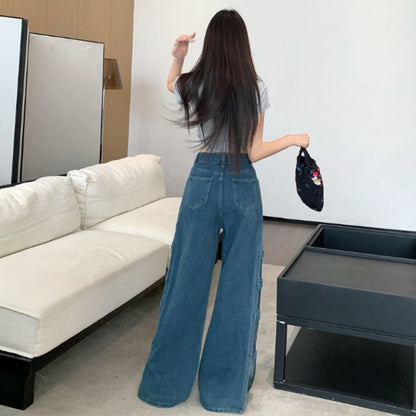 Pants/サイドハナモチーフデニムパンツ ST/No.22473