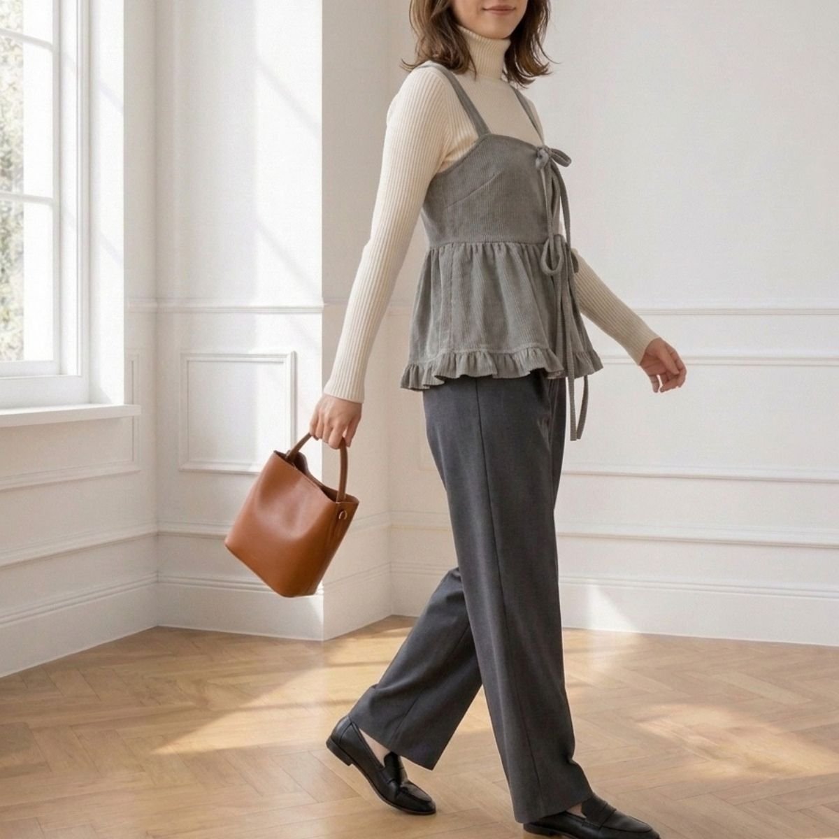 Tops/リボンペプラムビスチェ ST/No.22474