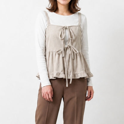 Tops/リボンペプラムビスチェ ST/No.22474