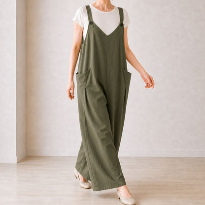 Overalls/ナチュラルワイドサロペット ST/No.22476