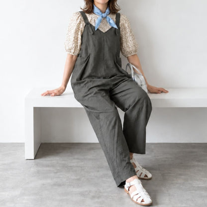 Overalls/ナチュラルワイドサロペット ST/No.22476