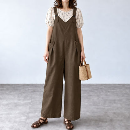 Overalls/ナチュラルワイドサロペット ST/No.22476