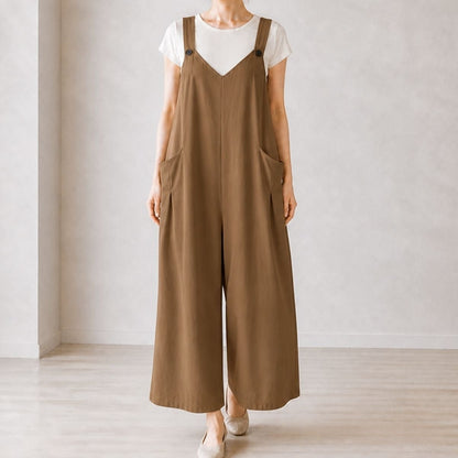 Overalls/ナチュラルワイドサロペット ST/No.22476
