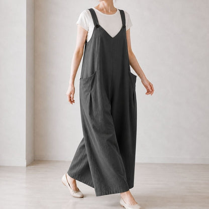 Overalls/ナチュラルワイドサロペット ST/No.22476