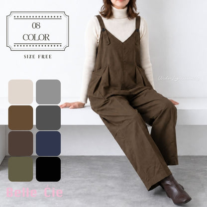 Overalls/ナチュラルワイドサロペット ST/No.22476