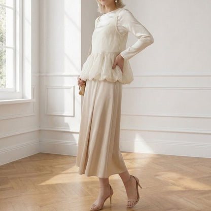 Tops/リボンペプラムビスチェ ST/No.22479